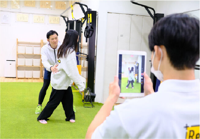 検査・評価の様子