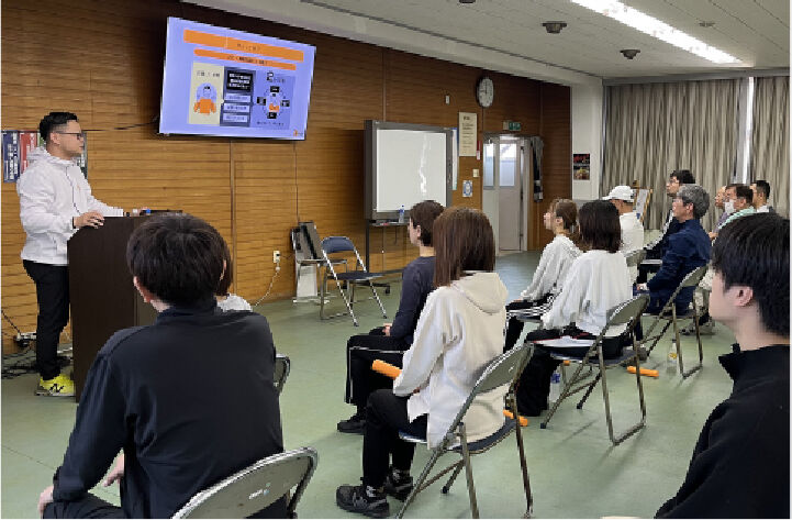 健康経営プログラムの講義風景