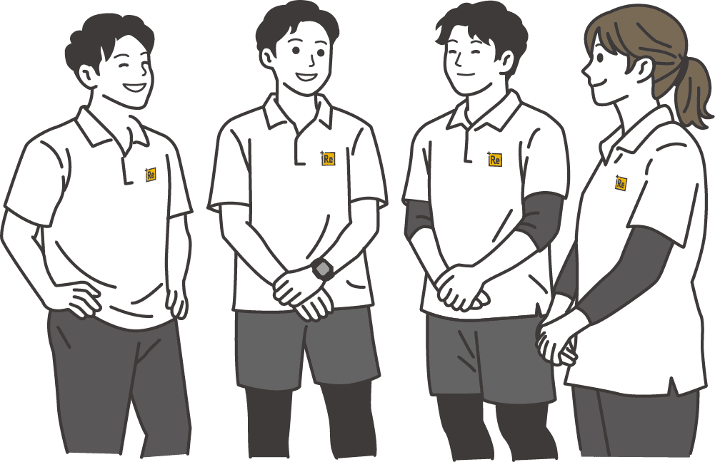 ＋Rebodyのスタッフイラスト