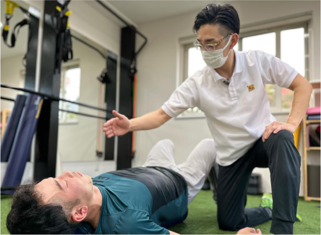 運動指導の様子