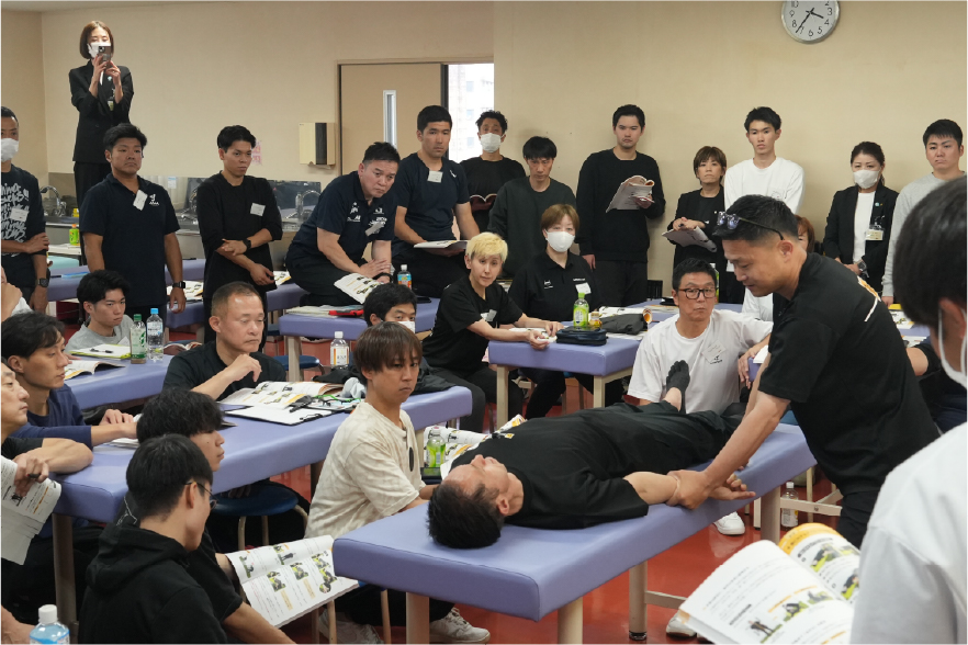 実技指導の様子